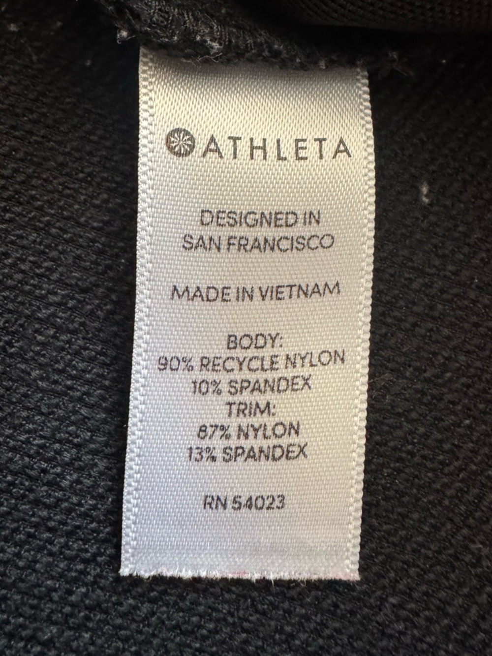 Athleta Black High Rise Trekking Pants Stretch Travel Hiking Size 14 - Picture 8 of 10